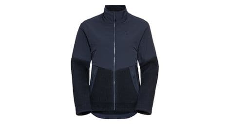 Polaire thermique zippee odlo halden cosy bleu femme