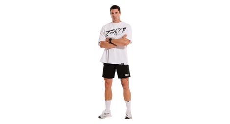 Camiseta de manga corta Z3rod Oversize Swim Bike Run blanca para hombre