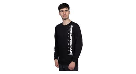 T-shirt l/s staystrong icon worldwide black