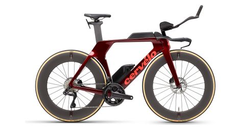 Vélo de triathlon cervélo p5 shimano ultegra di2 12v 700 mm rouge 2026