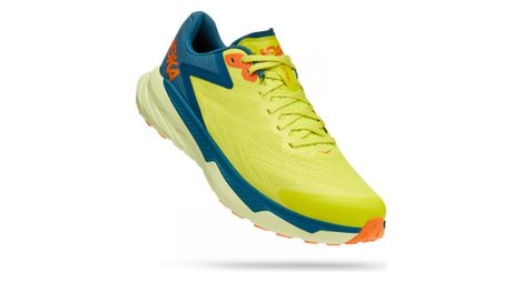 Chaussures de Trail Hoka One One Zinal Vert Bleu