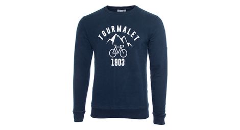 Sweat lebram x sport d epoque tourmalet bleu fonce