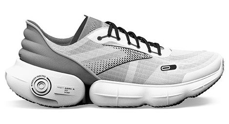 Brooks aurora-bl scarpe da corsa da donna bianco grigio 38