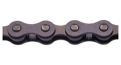 Marwi Chaîne de vélo 1/2 X 1/8 pour moyeu / Single Speed 112 maillons - Noire