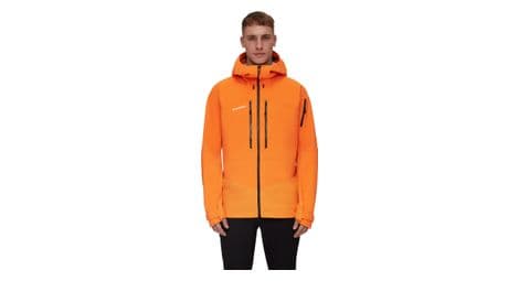 Veste imperméable mammut taiss pro hooded orange