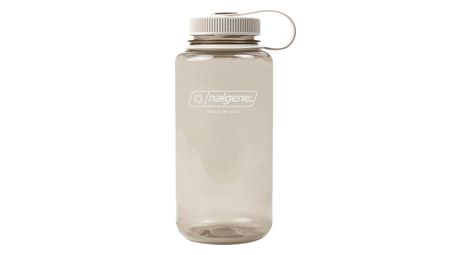 Nalgene 32oz wide mouth sustain light grey bottle