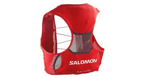 Chaleco de hidratación salomon s/lab pulsar 3 rojo unisex