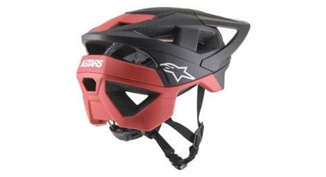 Casque alpinestars vector pro atom mat rouge noir
