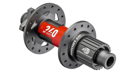 Buje trasero DT Swiss 240 EXP Classic de 32 orificios | Impulsar 12x148 mm | 6 agujeros