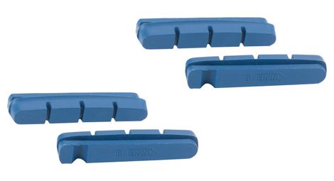 Xlc 2 pares de zapatas para llanta de carbono cartucho 55 mm azul