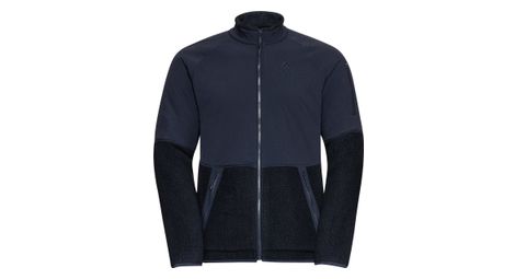 Odlo halden cosy zipper thermofleece blau