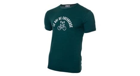 T-shirt lebram x sports d'époque roi de chevreuse vert bouteille