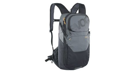 Sac à dos evoc ride 12l gris / noir + poche à eau 2l