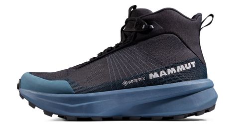 mammut aenergy mtn mid gore tex black blue men s hiking shoes