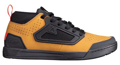Chaussures Pédales Plates Leatt Flat 3.0 Orange/Noir
