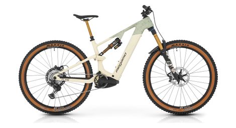 VTT Électrique Tout-Suspendu Megamo Flame CRB 03 Shimano Deore XT 12V 800 Wh 29'' Forest - Beige / Vert 2026