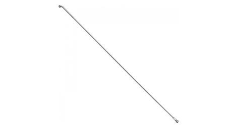 Rayon inox argent e-bike 2,0mm avec tete en 2,3mm  l 266mm sapim tete coudee avec ecrous (vendu a l'unite)