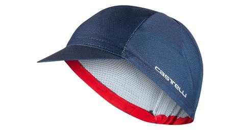 Casquette castelli rosso corsa 2 bleu