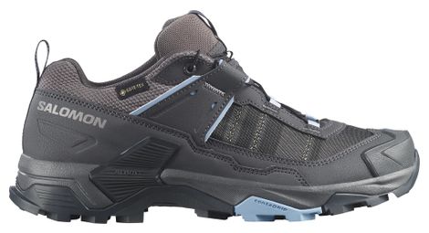 Chaussures de Randonnée Salomon X Ultra 5 GTX Gris/Bleu Femme