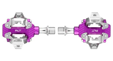 Paire de pédales automatiques wolft tooth alt xc clipless pedal violet