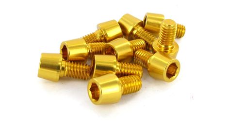 Msc kit 10 vis alu m6 x 10 mm 7075t6 or