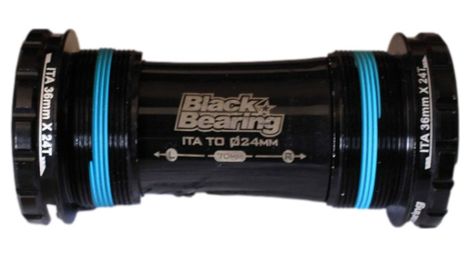 Boîtier de pédalier black bearing italien axe de 24 ou gxp