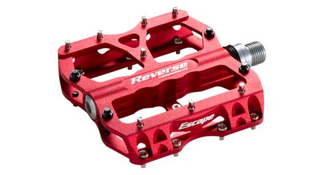 Reverse paire de pedales escape rouge
