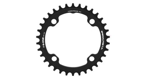 Plateau vae e bike 4bra d 104 pour bosch brose yamaha giant shimano e steps ta e one 34dts mono noir