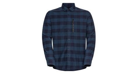Chemise odlo halden check bleu