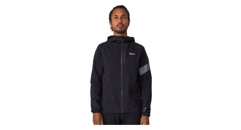 Rapha gore-tex infinium trail jacket schwarz / grau l