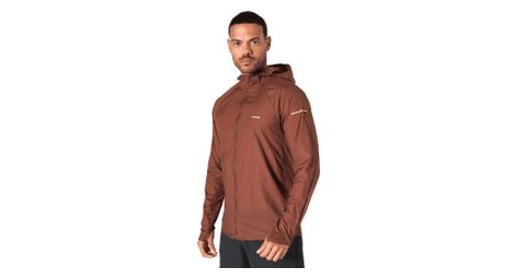 Chaqueta cortavientos Kiprun Wind Run 900 marrón para hombre