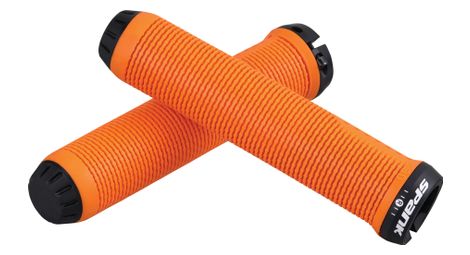 Paire de grip spank spike orange