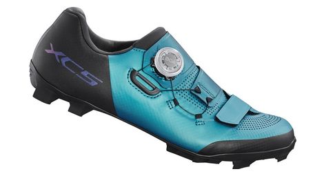 Paar Shimano XC502 Damen MTB-Schuhe Ocean Green