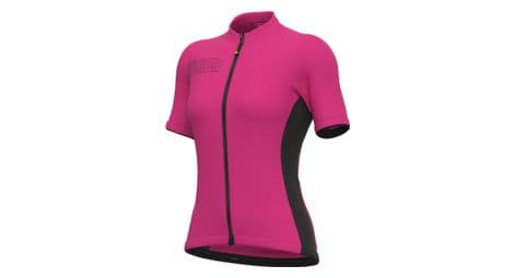 Alé color block pink women's short sleeve jersey
