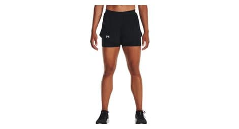 Pantaloncini under armour fly by elite 2 in 1 da donna nero xs