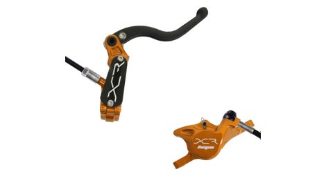 Frein arriere hope xcr pro x2 orange durite noire
