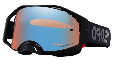 Masque oakley airbrake mx b1b blackout / verres prizm sapphire / ref : oo7046-f6