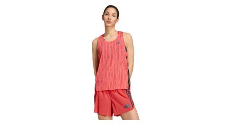 Canotta adidas Adizero rosa da donna