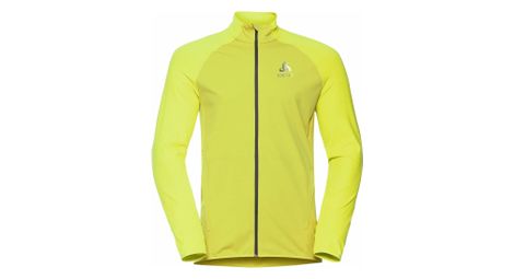 Veste coupe vent odlo zeroweight warm hybrid jaune