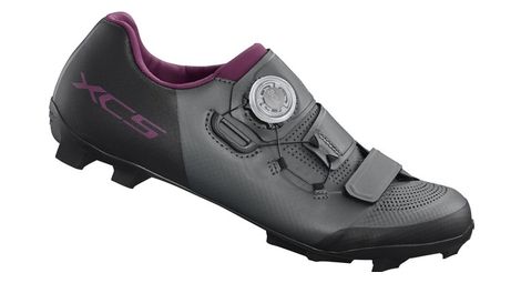 Par de zapatillas mtb mujer shimano xc502 gris