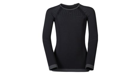 Maillot Manches Longues Odlo Performance Warm Noir Enfant