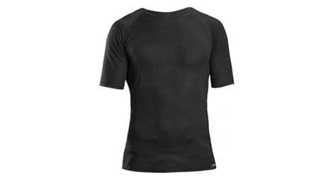 Gripgrab merino polyfibre short sleeve winter base layer black