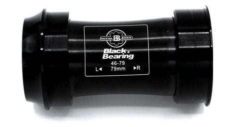 Black bearing press-fit bbright bottom bracket