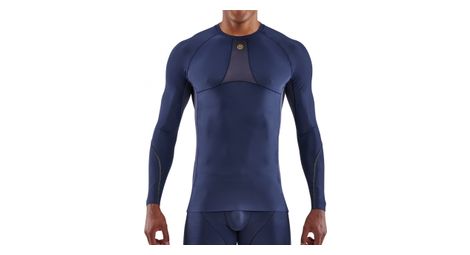 Maillot manches longues skins series-5 bleu foncé