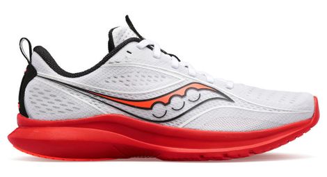 Chaussures Running Saucony Kinvara 13 Blanc Rouge Homme