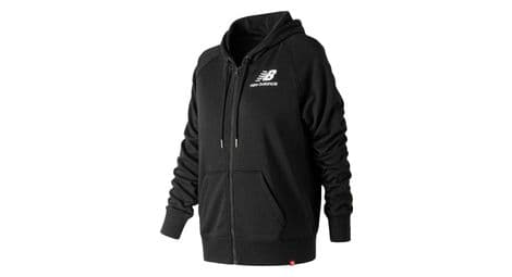 Sweat zippe noir femme new balance essentials