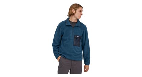 Polaire patagonia microdini 1 2 zip bleu