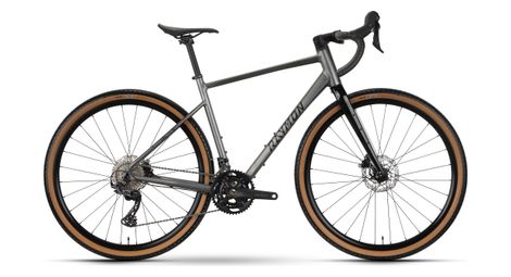 Bicicleta de gravel Raymon Territ Pro con Shimano GRX 11 velocidades, 700 mm, gris/negro, 2026