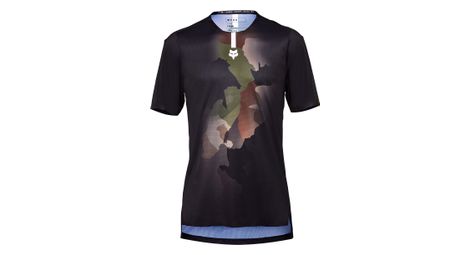 Maillot demanga corta fox  flexair proverde camuflaje