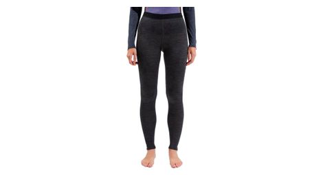 Mallas largas odlo performance wool 150 gris oscuro para mujer